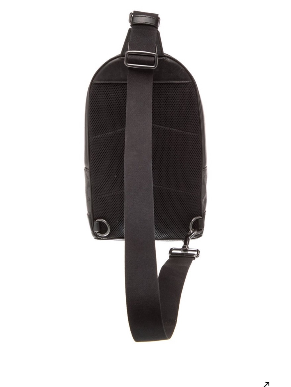 Coach Men's Charcoal Signature Crossbody Sling Backpack - Picture 6 of 7
